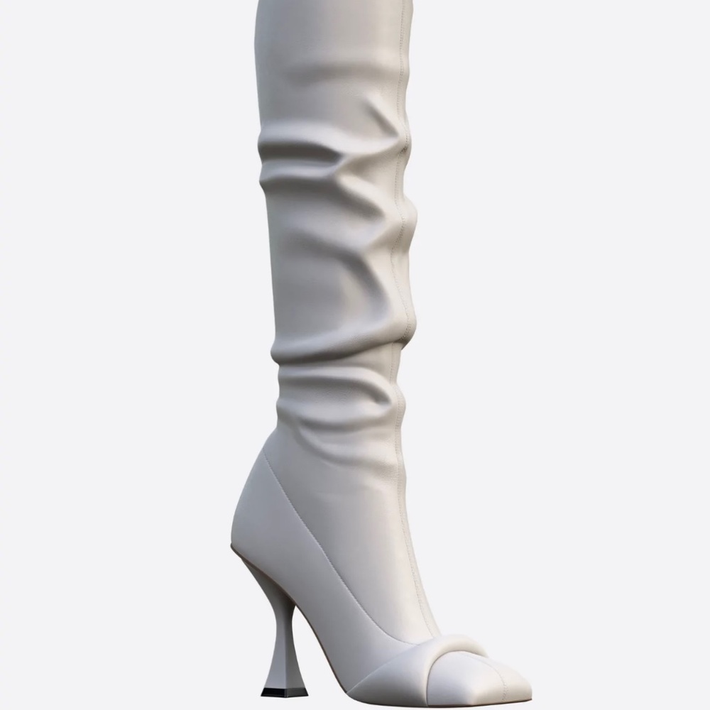 Hanifa Zoe Boot/Color Bone. Size 37.5